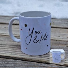 Mug "You and Me" personnalisable
