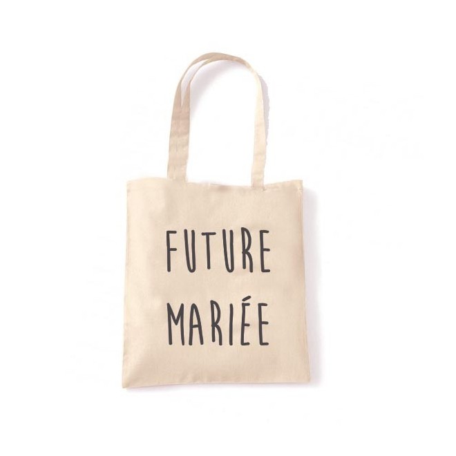Tote Bag "Future Mariée" Naturel
