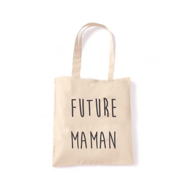 Tote Bag "Future Maman" Naturel