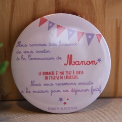 Invitation Communion "Manon" magnet