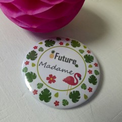 Badge EVJF Future madame ananas