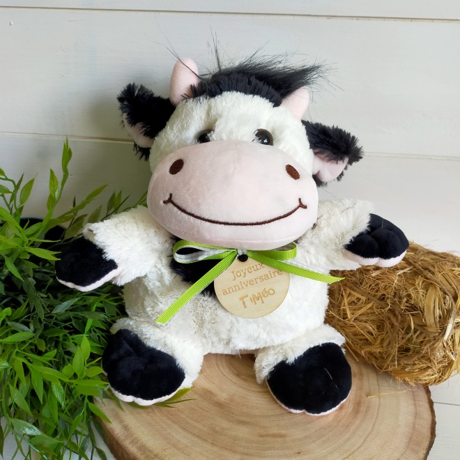 Peluche Vache Personnalisee Les P Tites Fees