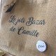 Sac en jute nature personnalisable