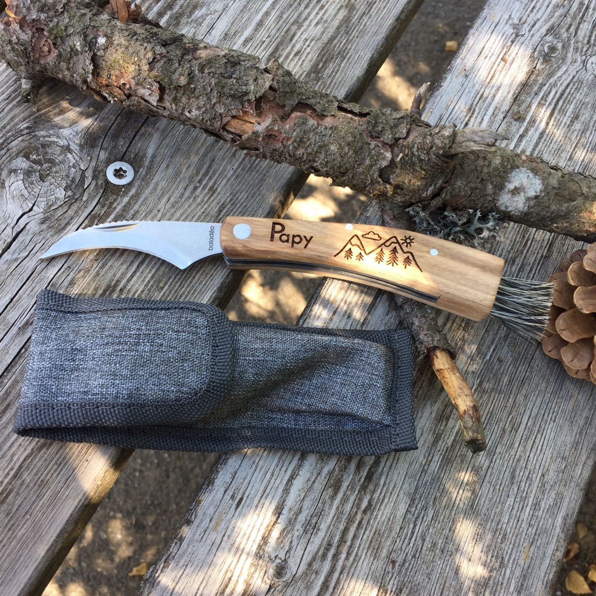 couteau à champignon - cadeau grand-père